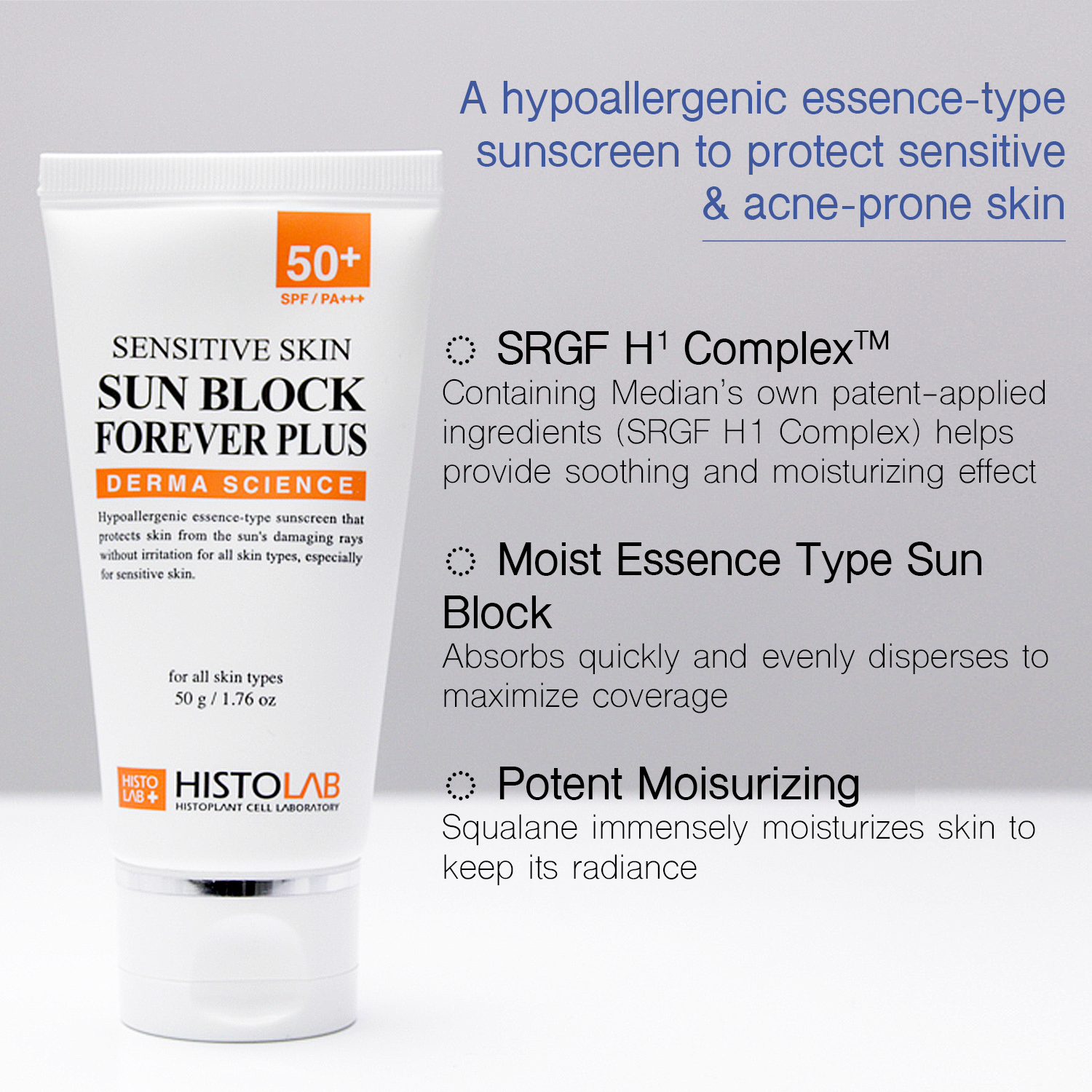 Sensitive Skin Sun Block Forever Plus [SPF 50+/PA+++] - Image 4