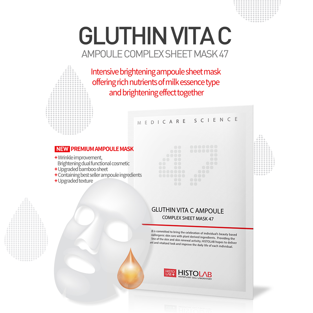 Gluthin Vita C Ampoule Complex Sheet Mask 47 - Image 2