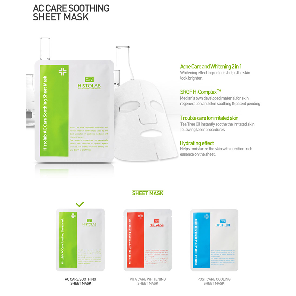 Histolab AC Care Soothing Sheet Mask - Image 3