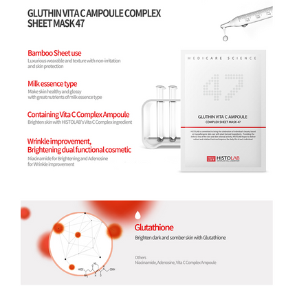 Gluthin Vita C Ampoule Complex Sheet Mask 47 - Image 3