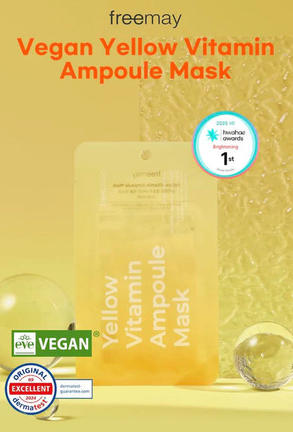 [Freemay] Yellow Vitamin Ampoule Mask 10ea