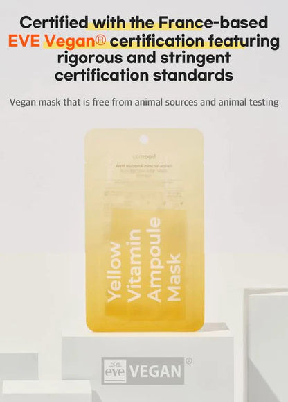 [Freemay] Yellow Vitamin Ampoule Mask 10ea