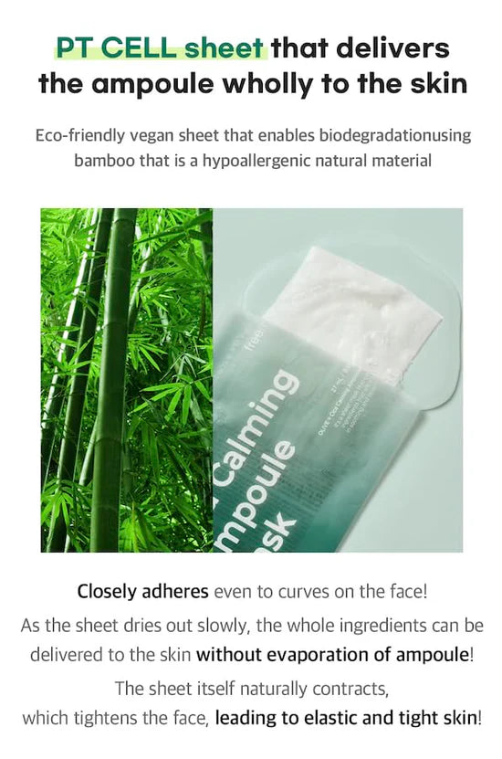 [Freemay] Olive Cica Calming Ampoule Mask 10ea