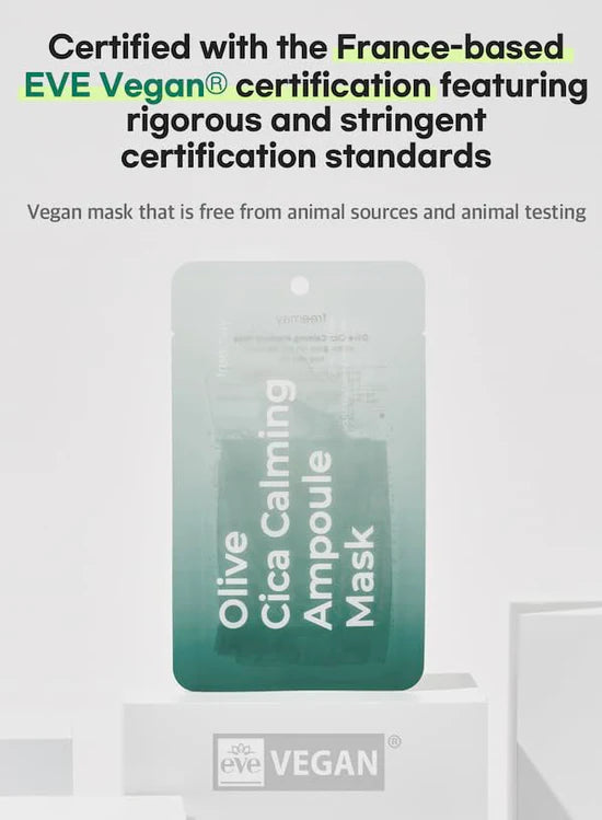 [Freemay] Olive Cica Calming Ampoule Mask 10ea