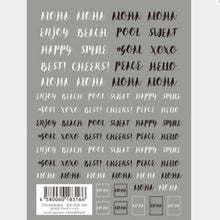 Tsumekira Word Nail Stickers