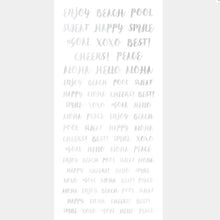 Tsumekira Word Nail Stickers