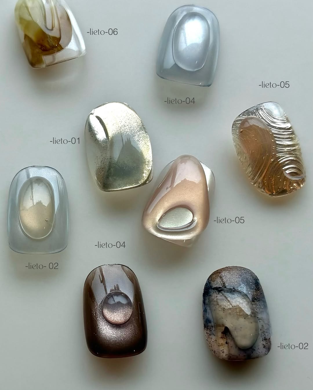 Cleto Non Wipe Art Color Gel Lieto (8 color)