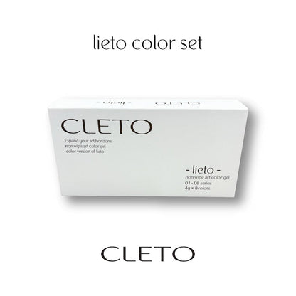 Cleto Non Wipe Art Color Gel Lieto (8 color)