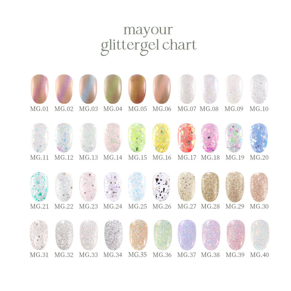 [ Pre-Order ] Mayour 40 Glitter Full Set
