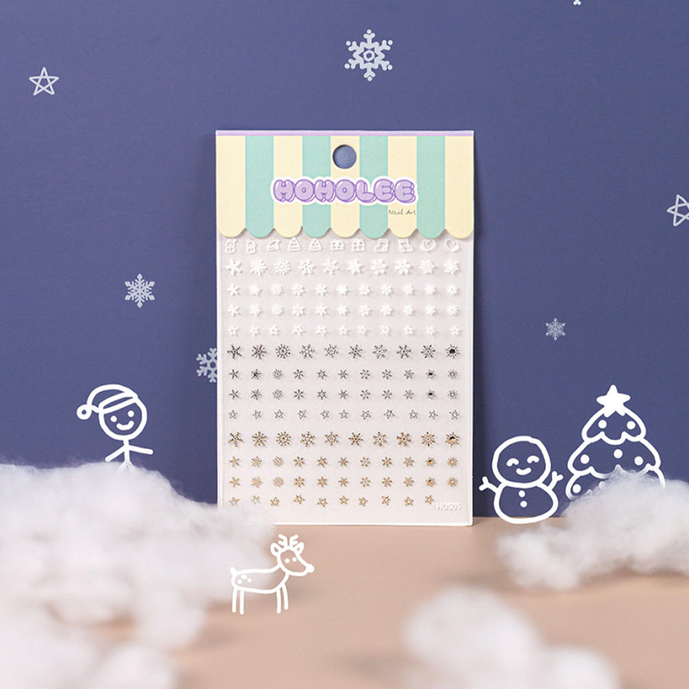 Hoholee Emboss Winter Stickers