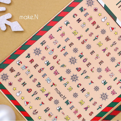 Make.N Holidays Nail Stickers (6 Types) - 7